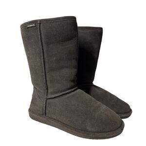 Bear Paw Emma Women's Brown Suede Shearling Lined Classic Winter Boots Size 11